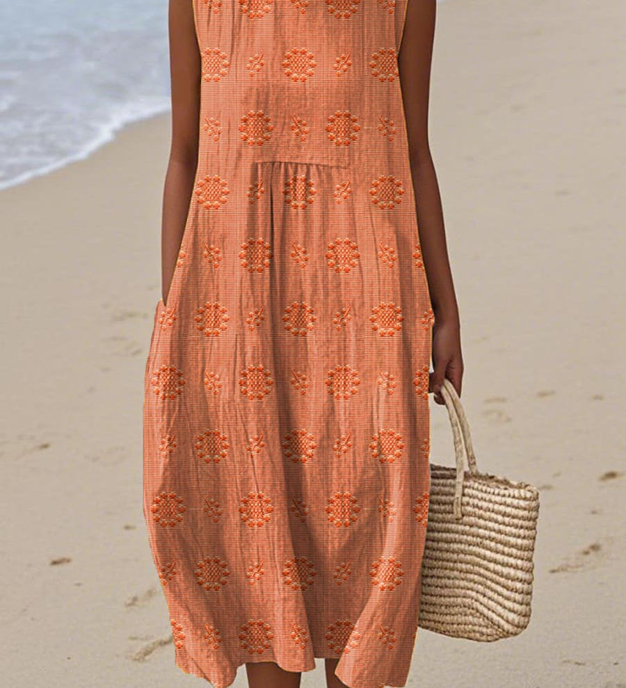 Franca - Robe en coton sans manches