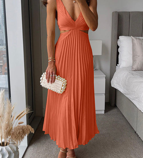 Camila - Robe Midi Sans Manches