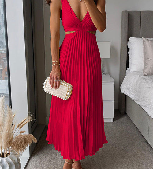 Camila - Robe Midi Sans Manches