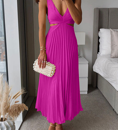 Camila - Robe Midi Sans Manches
