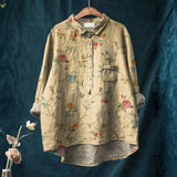 Paula - Chemise Casual à Fleurs Vintage