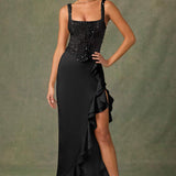 Bela - Robe Corset en Satin