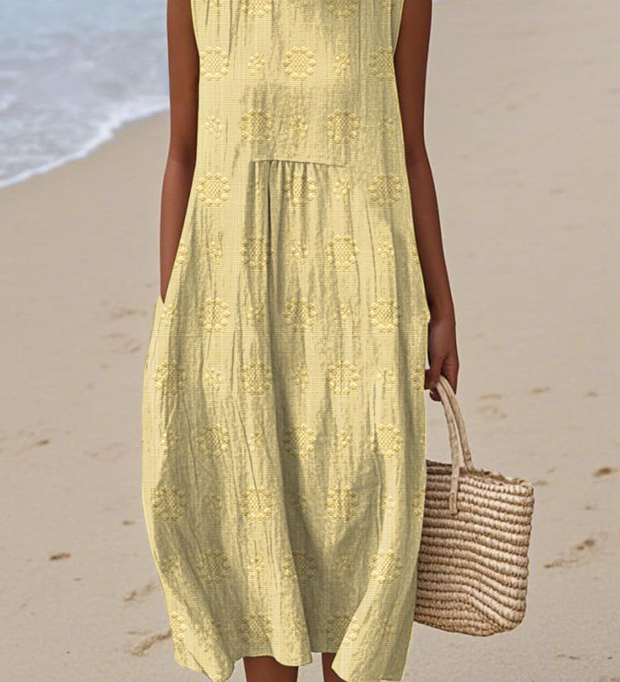 Franca - Robe en coton sans manches