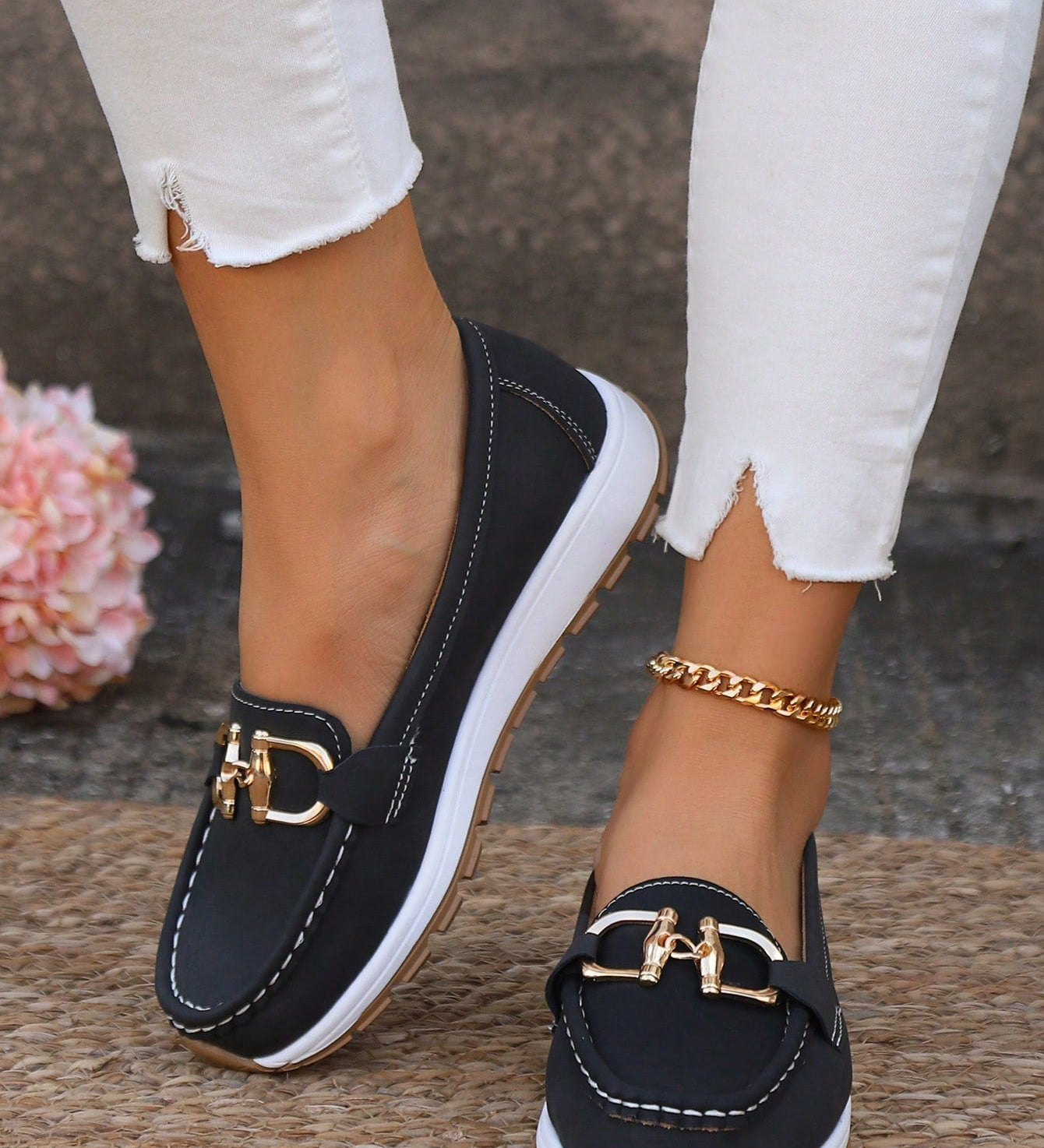 Eli - Chaussures Plates avec Boucle