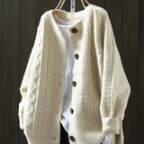 Lorença - Cardigan en Maille Tressée