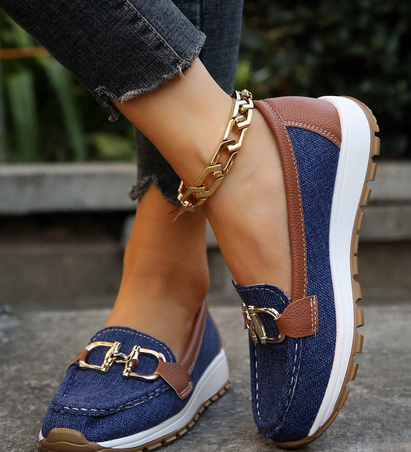Eli - Chaussures Plates avec Boucle