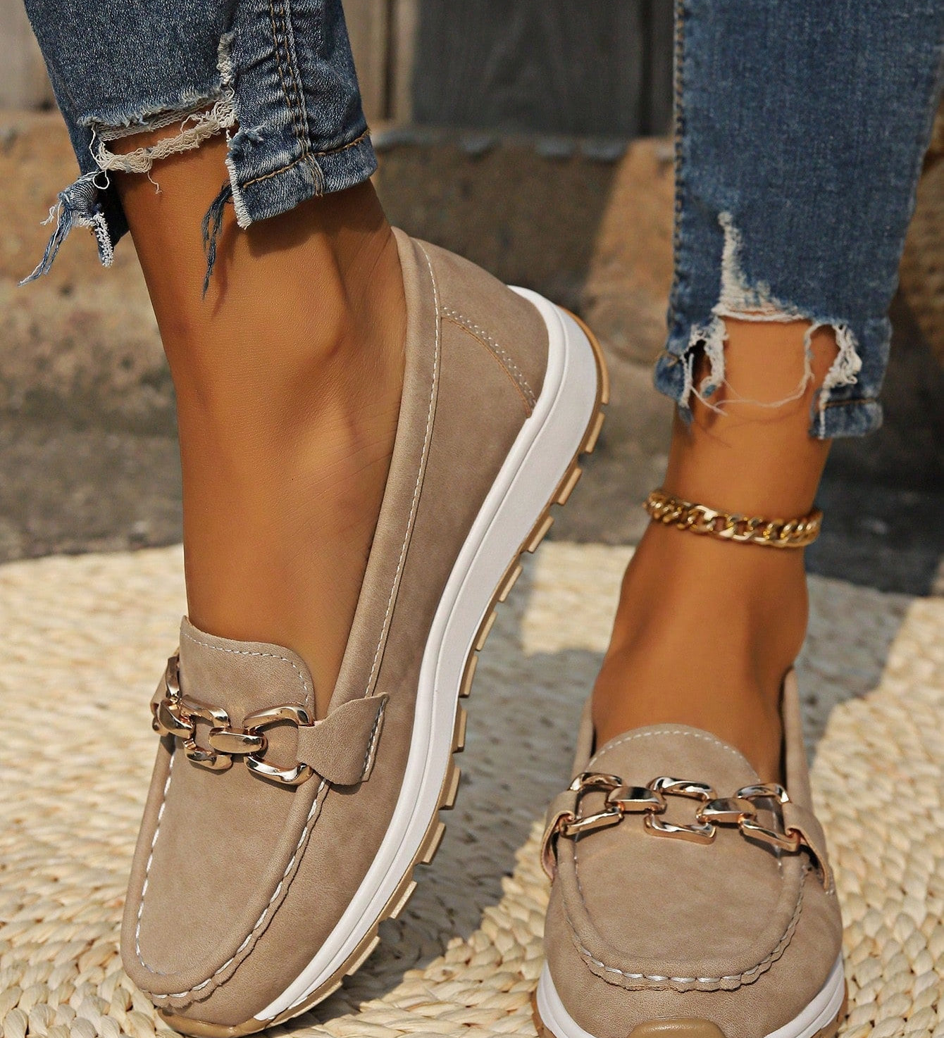 Eli - Chaussures Plates avec Boucle