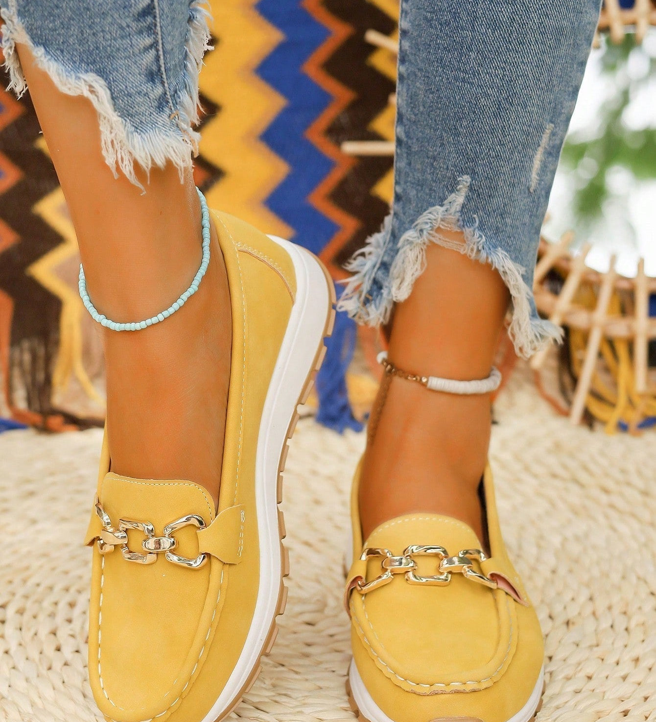 Eli - Chaussures Plates avec Boucle