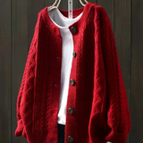 Lorença - Cardigan en Maille Tressée