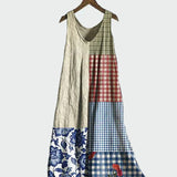 Robe à Imprimé à Carreaux