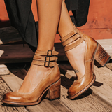 Ginevra - Chaussures à talons hauts avec plusieurs brides et semelle épaisse