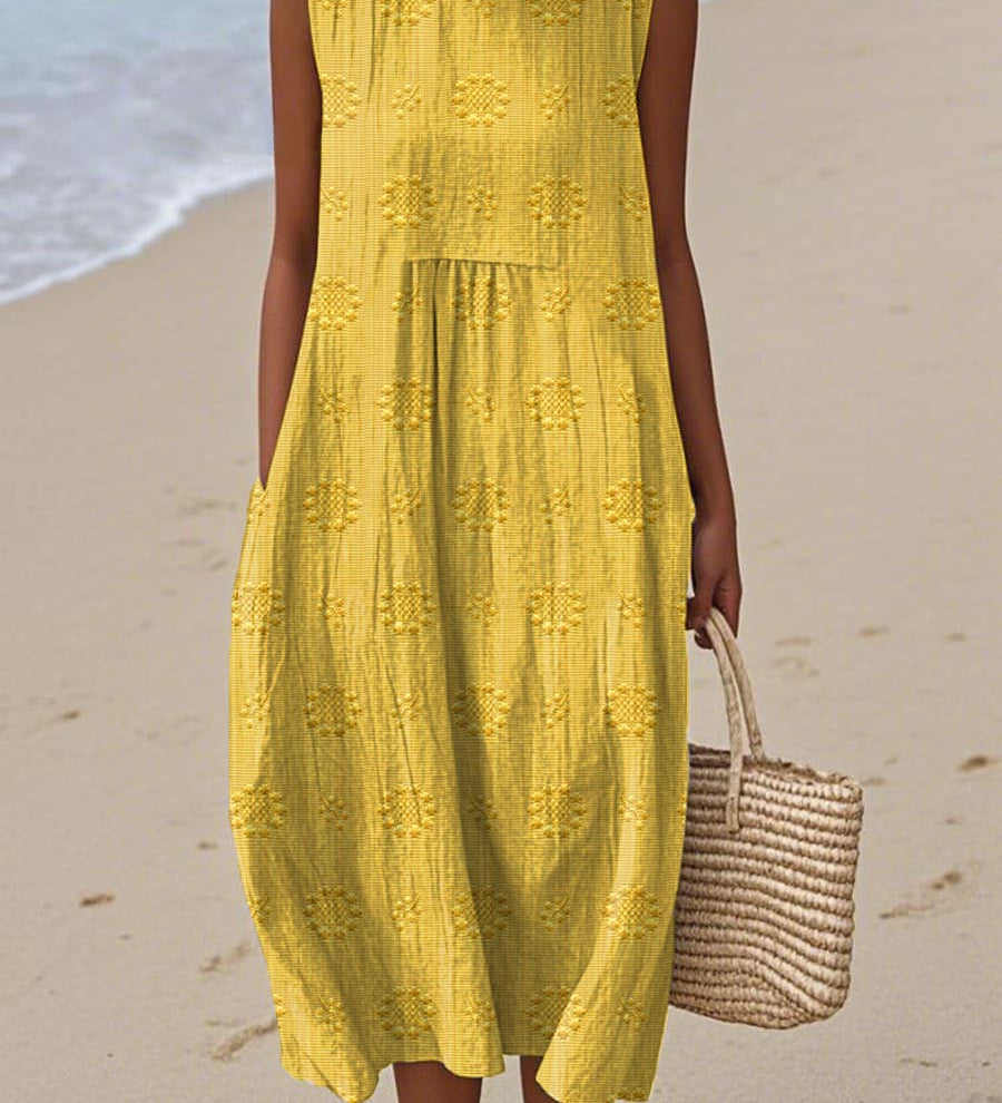 Franca - Robe en coton sans manches