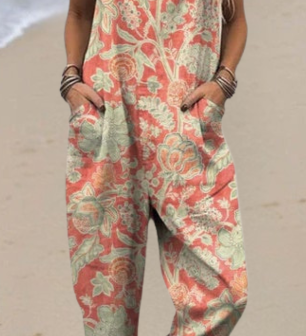 Elis - Robe florale vintage
