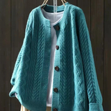 Lorença - Cardigan en Maille Tressée