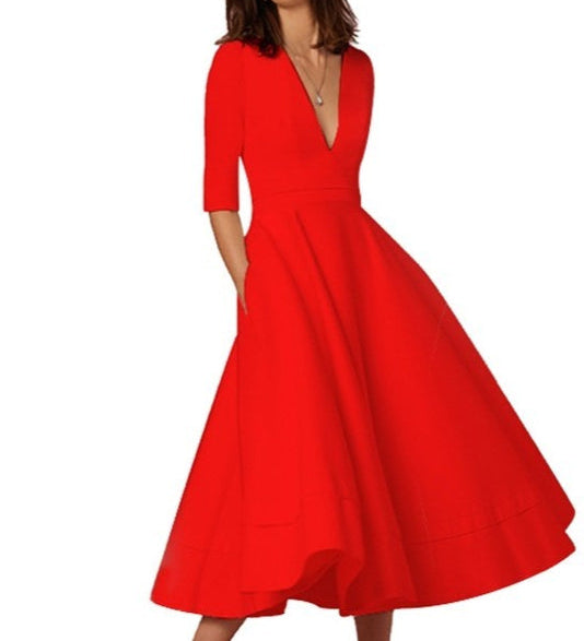 Laura - Robe Midi Femme