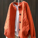 Lorença - Cardigan en Maille Tressée