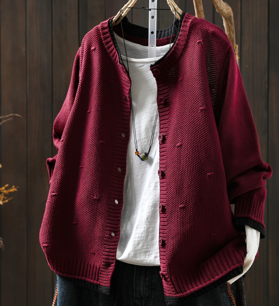 Isadora - Cardigan Texturé