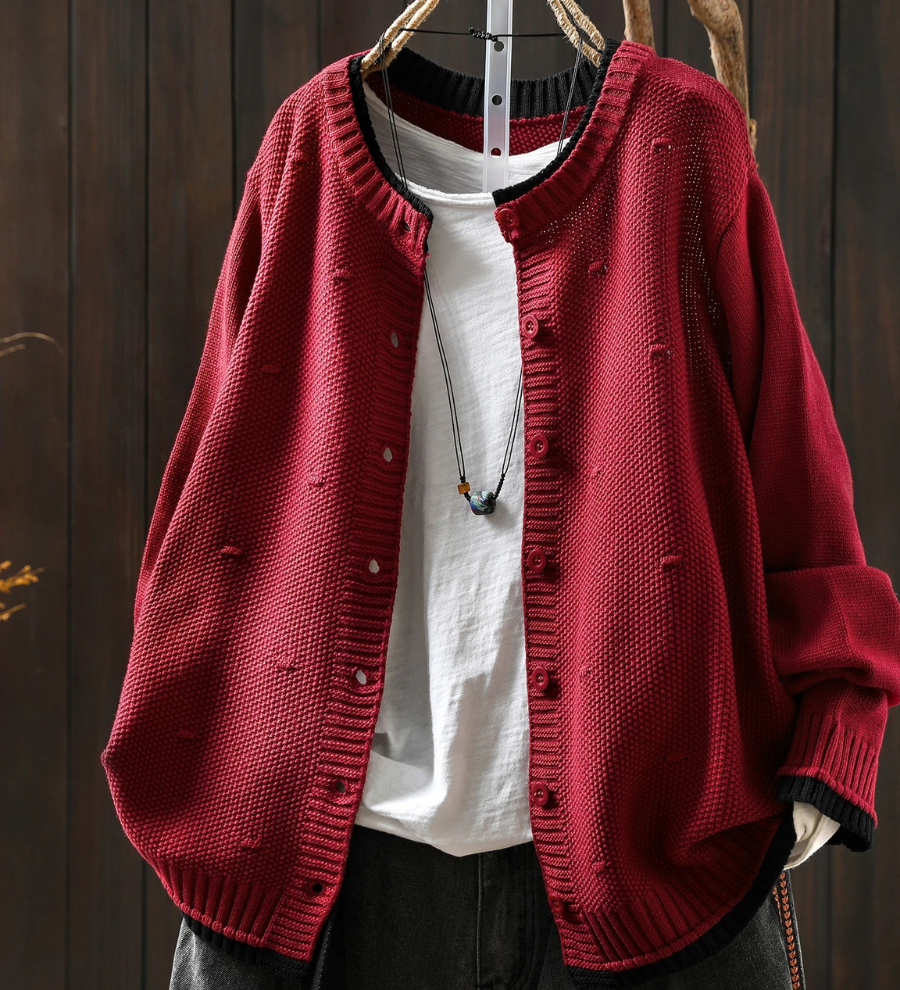 Isadora - Cardigan Texturé