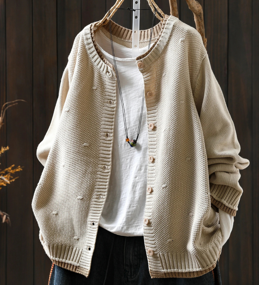 Isadora - Cardigan Texturé