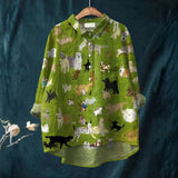 Bárbara - T-shirt Casual d'Art de Chien Mignon
