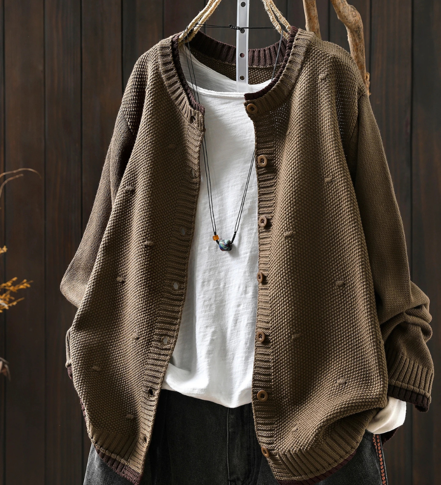 Isadora - Cardigan Texturé