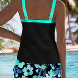 Elisa - Tankini Élégant en Deux Pièces