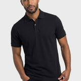 Polo Slim Noir Jais