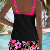 Elisa - Tankini Élégant en Deux Pièces