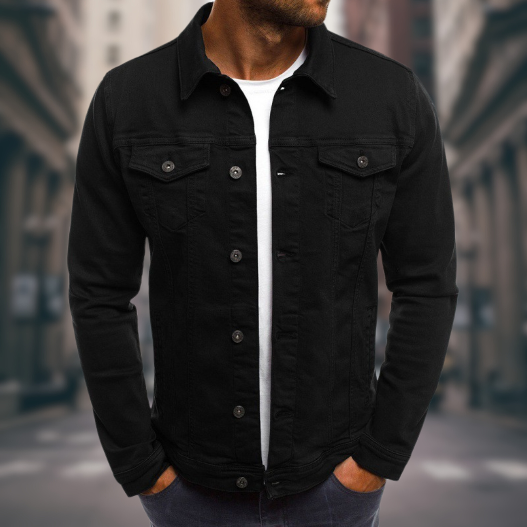 Artur - Veste en Jean Coupe Ajustée