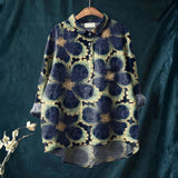 Jéssica - Chemise Décontractée Vintage Fleurie