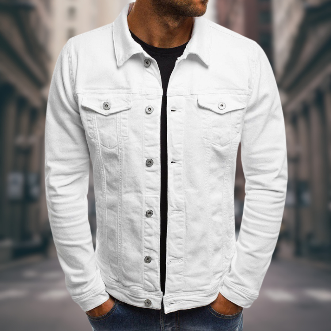 Artur - Veste en Jean Coupe Ajustée