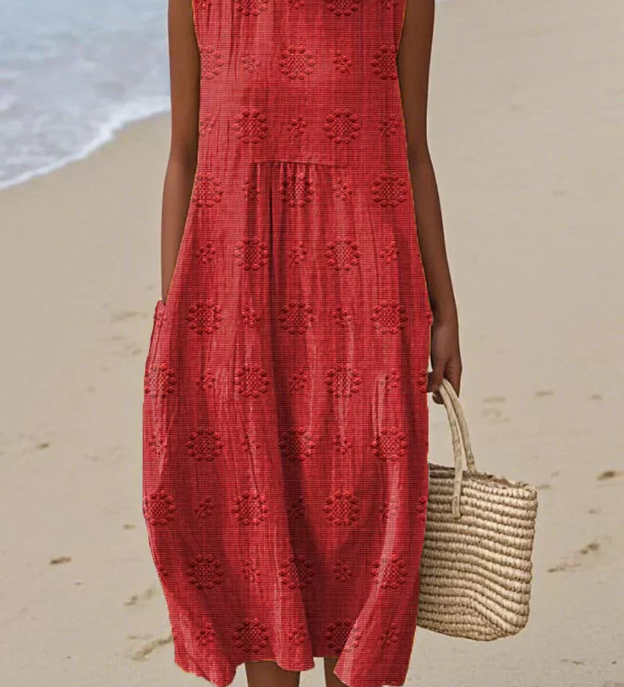 Franca - Robe en coton sans manches