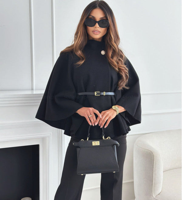 Aline - Veste Papillon avec Ceinture