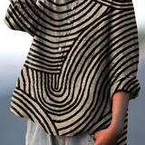 Marta - Chemise Casual avec Imprimé à Motifs Circulaires