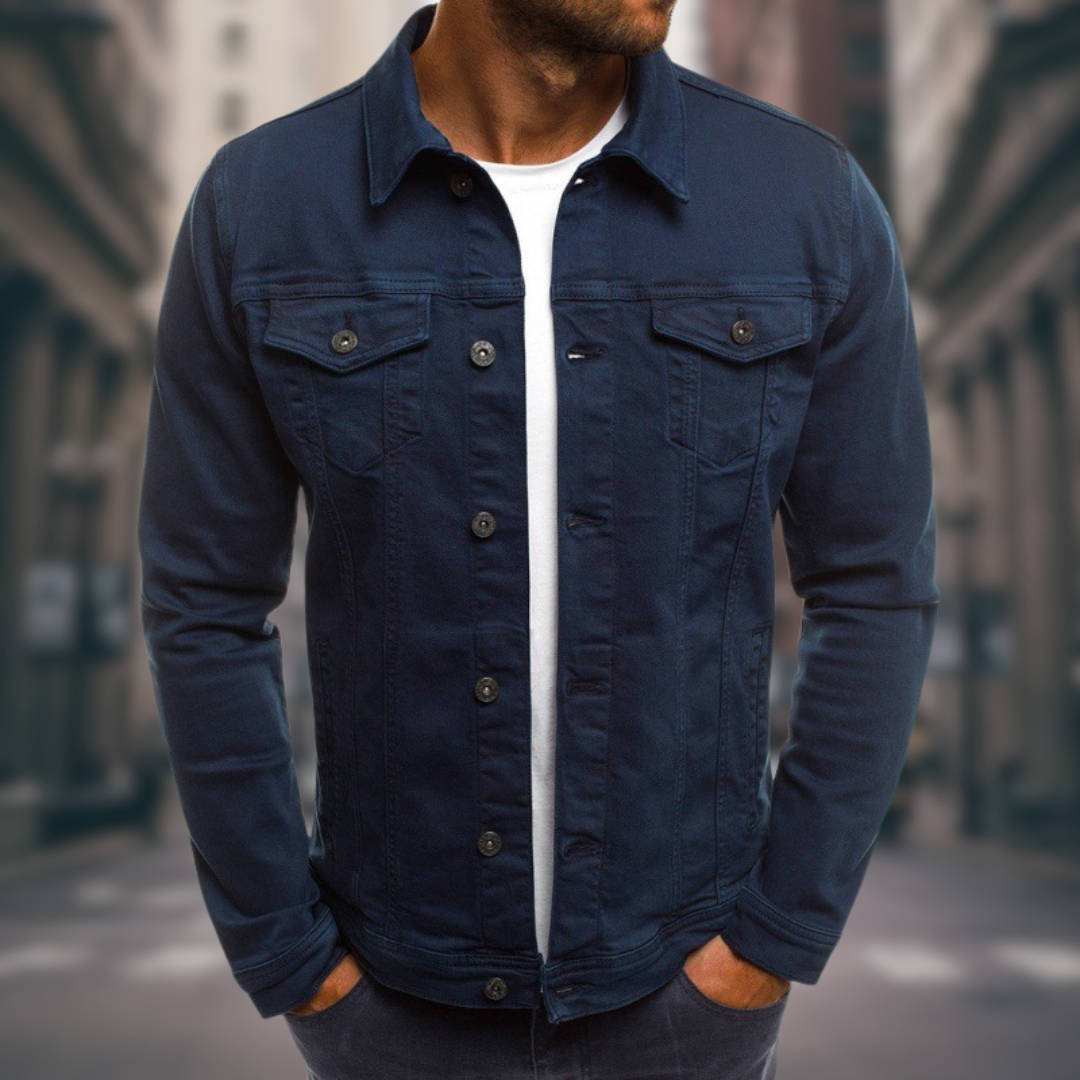 Artur - Veste en Jean Coupe Ajustée