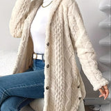 Sara - Manteau avec capuche en peluche