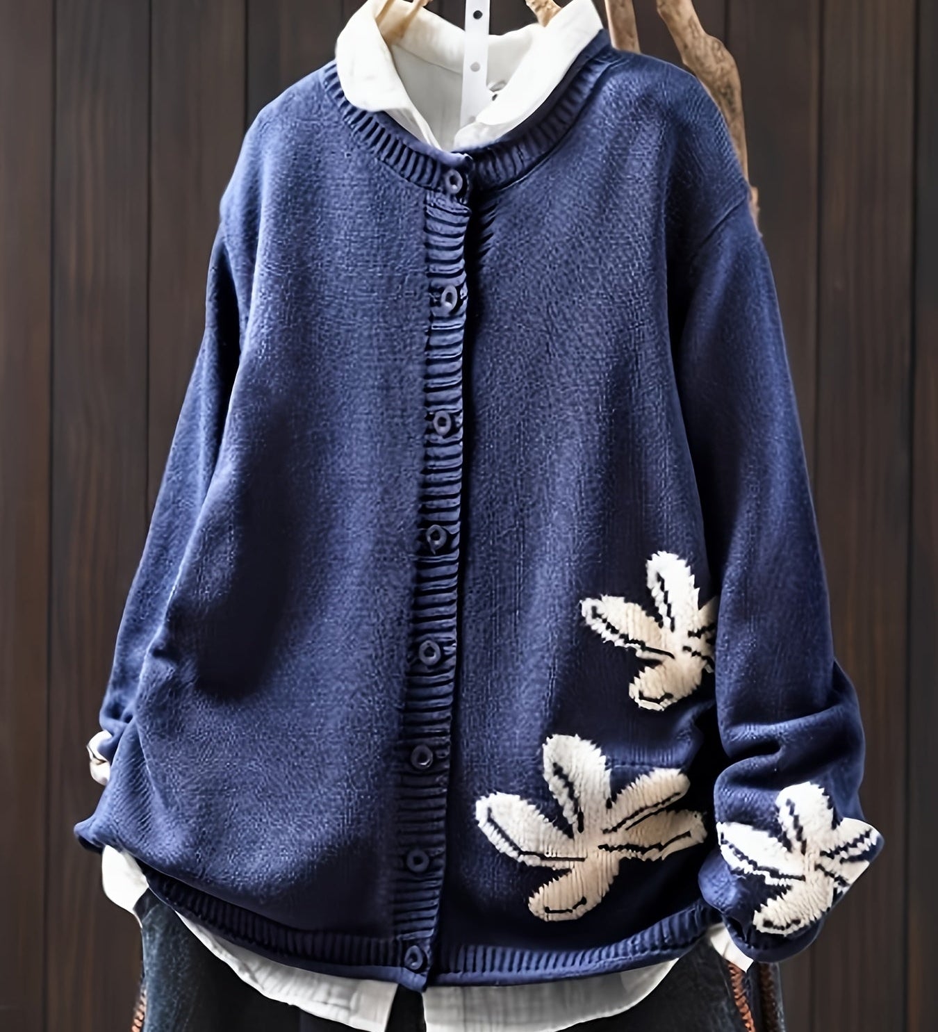 Safira - Cardigan à Motif Floral