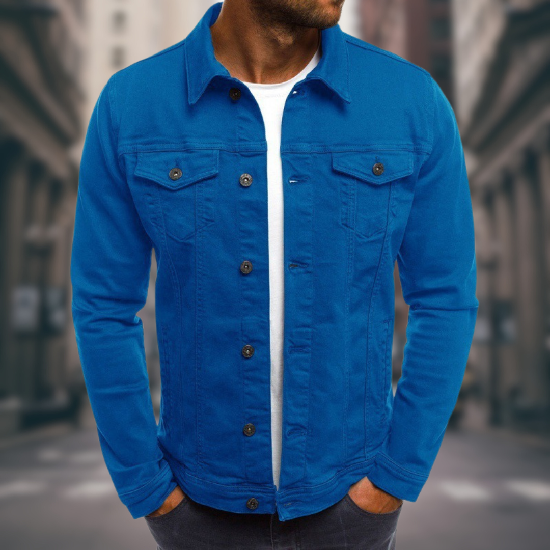 Artur - Veste en Jean Coupe Ajustée