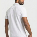 Polo Slim Blanc Classique