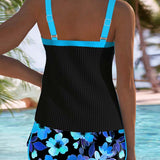 Elisa - Tankini Élégant en Deux Pièces