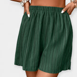 Shorts Élégants avec Plis