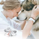 Abraço de Cão - Bague (Rose)