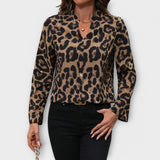 Catarina - Blouse décontractée léopard