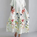 Liliana - Robe longue décontractée à fleurs