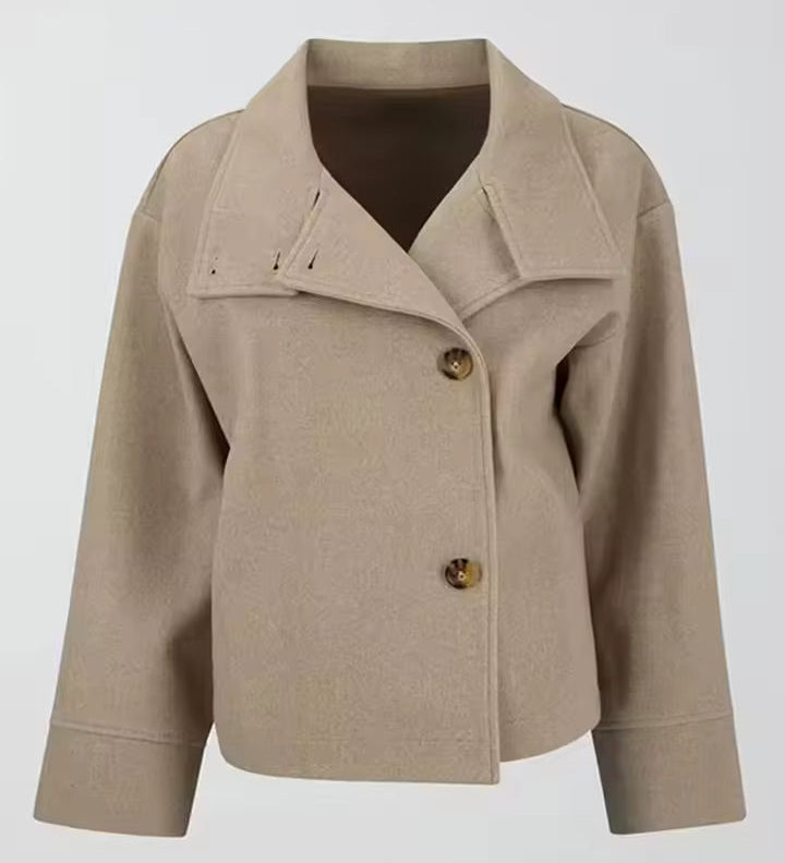 Elise - Manteau Court Luxueux