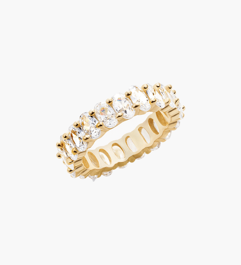 Bague de coupe ovale