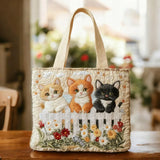 Kittens du Jardin - Sac Artisanal en Patchwork