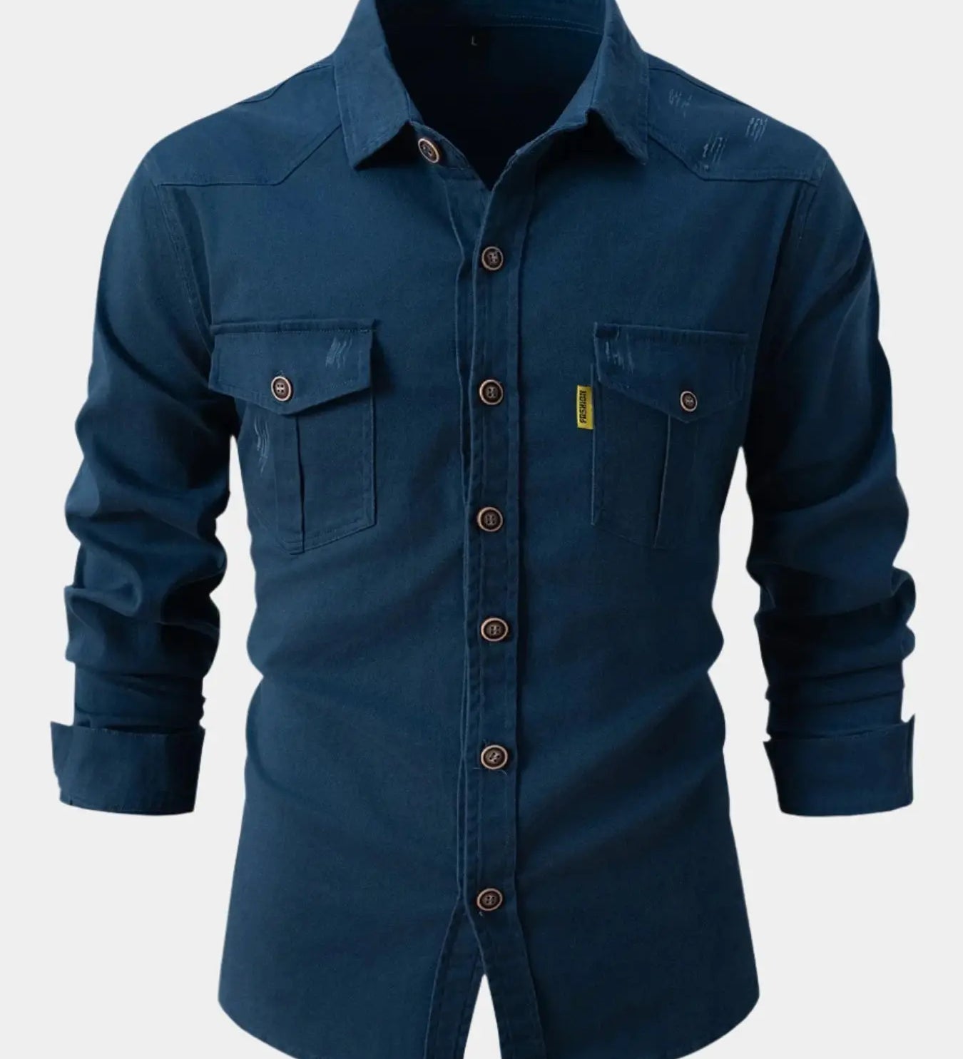 Chemise en Mélange de Denim - Boutons