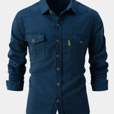 Chemise en Mélange de Denim - Boutons