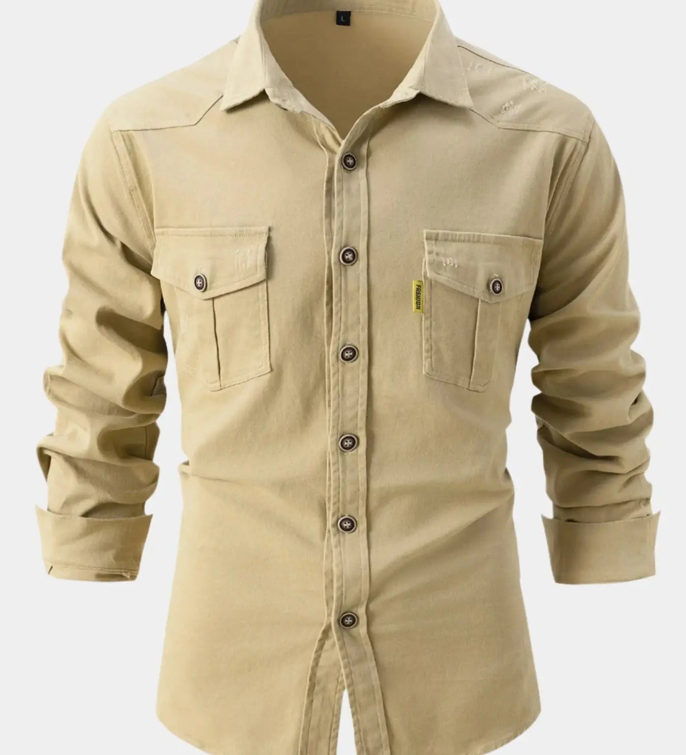 Chemise en Mélange de Denim - Boutons